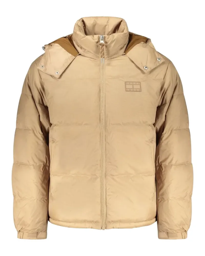 Tommy Hilfiger Gesteppte Kapuzenjacke - Nude Nude
