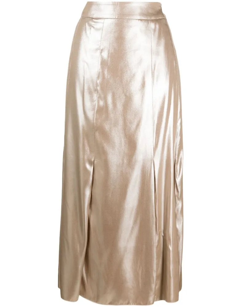 Peserico Twill-Midirock - Nude Nude