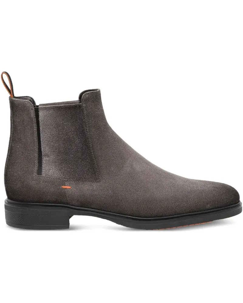 Santoni Chelsea-Boots aus Wildleder - Grey Grey