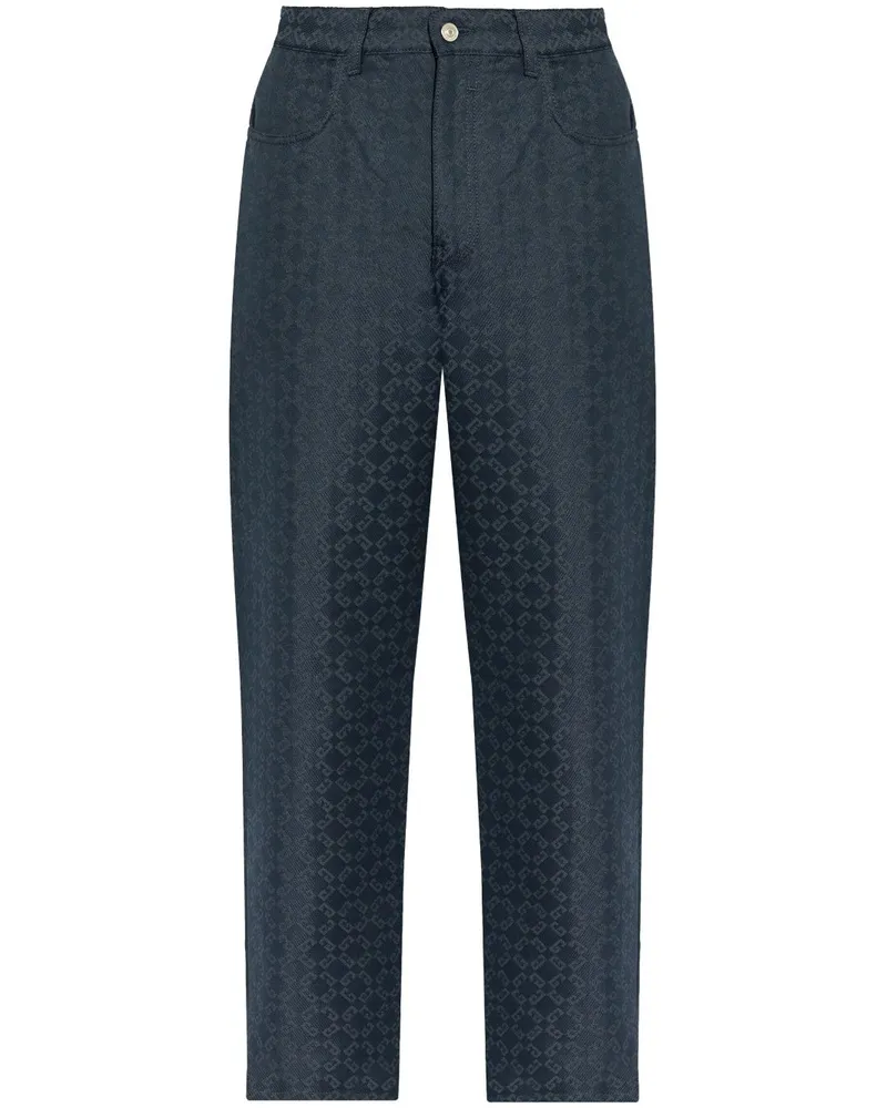 Givenchy Jeans mit Monogramm - Blau Blau