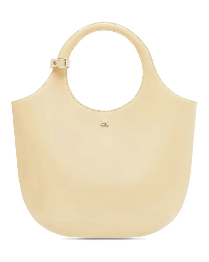 Courrèges Mittelgroße Holy Handtasche - Nude Nude