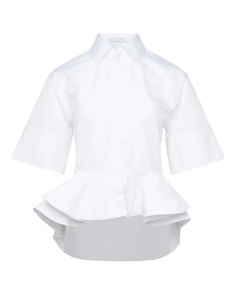 Stella McCartney Hemd mit Schößchen - Weiß Weiß