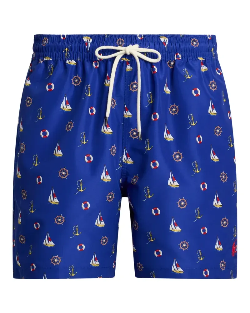 Ralph Lauren Badeshorts mit Print - Blau Blau