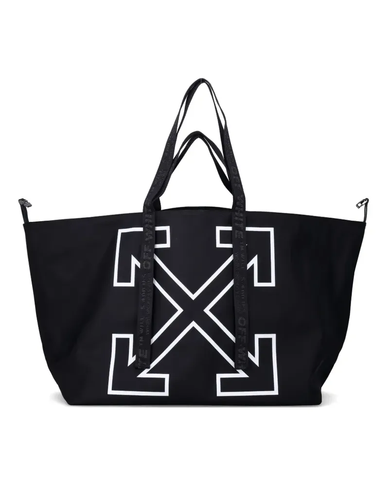 OFF-WHITE Heritage Day Off Arrow tote bag - Schwarz Schwarz