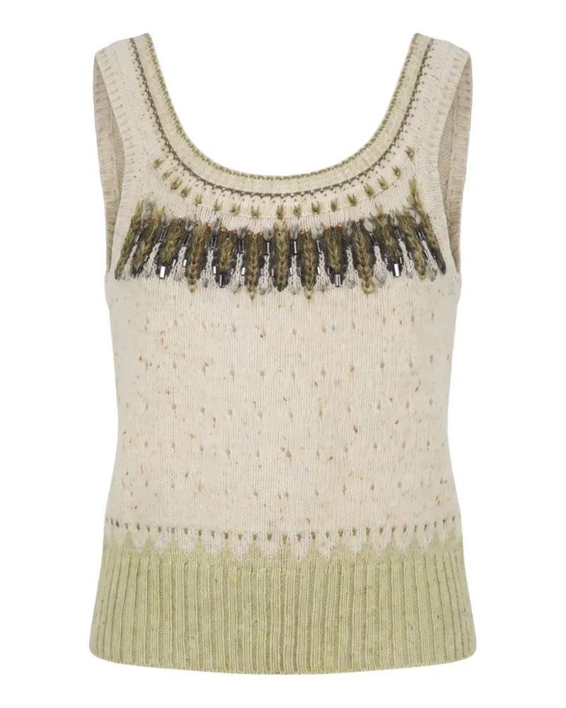 Ermanno Scervino knitted top - Nude Nude