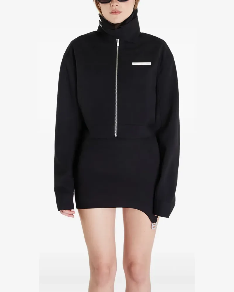 Heliot Emil Evenness Cropped-Jacke - Schwarz Schwarz