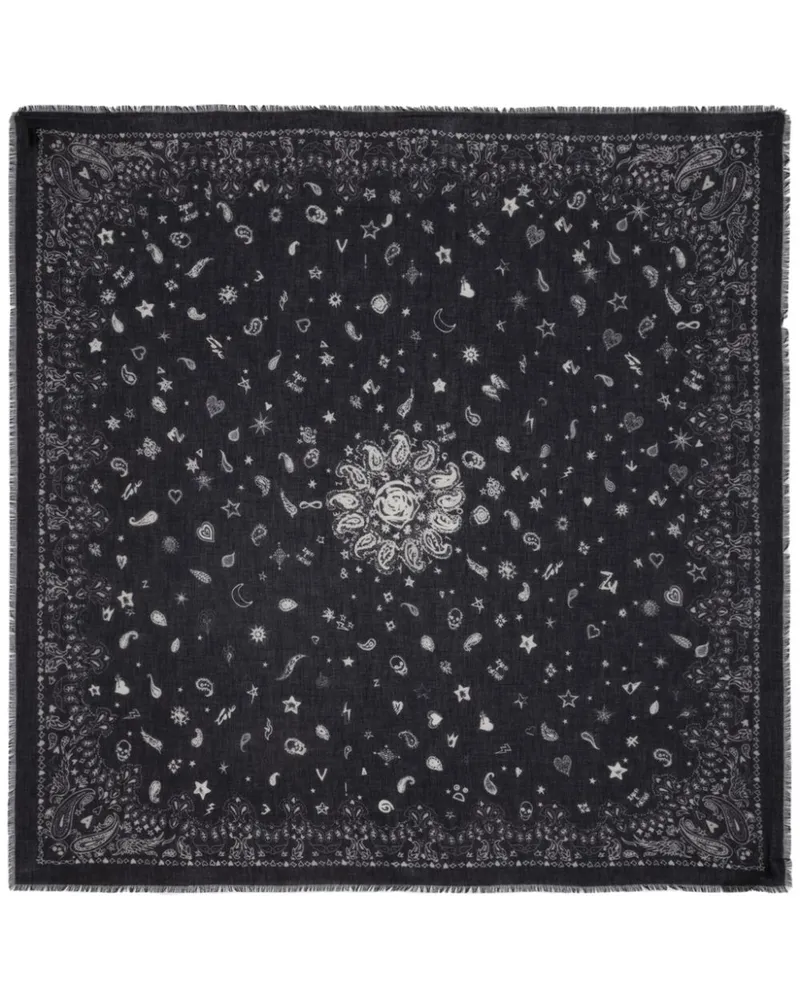 Zadig & Voltaire Maddie Schal - Schwarz Schwarz