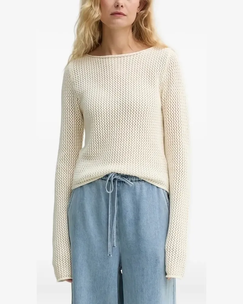 Won Hundred Carolina Pullover mit Lochstrickmuster - Nude Nude