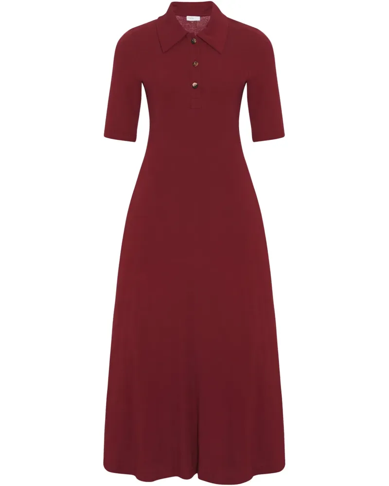 Rosetta Getty Polokleid aus Bio-Baumwolle - Rot Rot