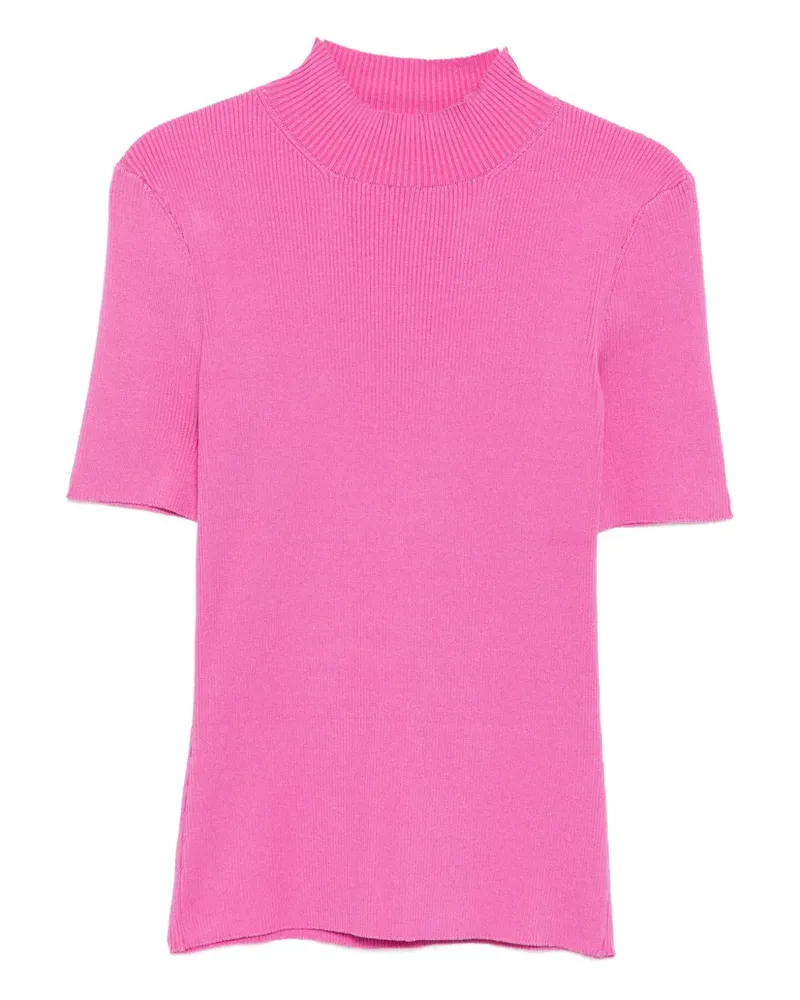 Oscar de la Renta turtleneck top - Rosa Rosa