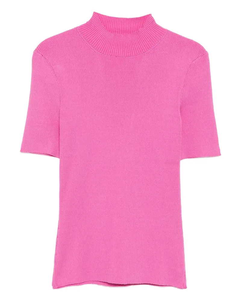 Oscar de la Renta turtleneck top - Rosa Rosa