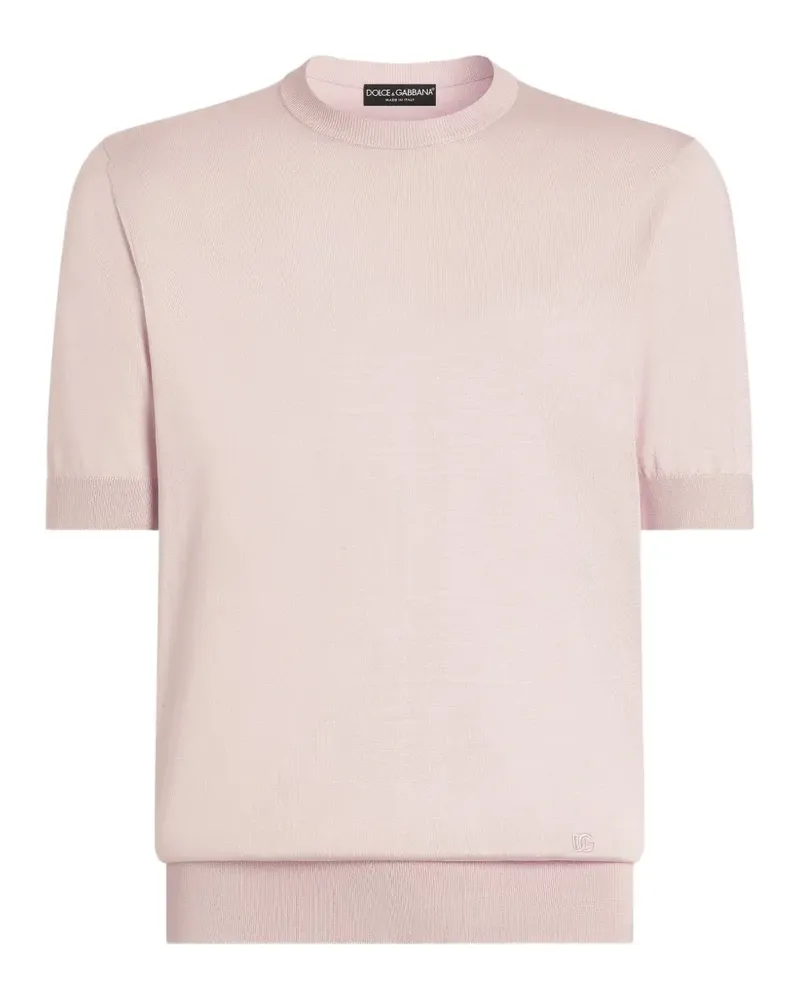 Dolce & Gabbana Seidenpullover - Rosa Rosa