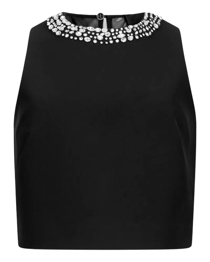 Liu Jo Top with gemstones - Schwarz Schwarz