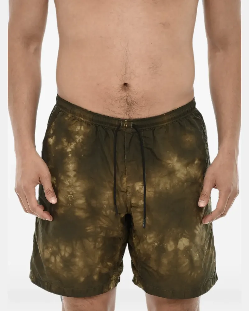 Woolrich tie-dye swim trunks - Grün Grün
