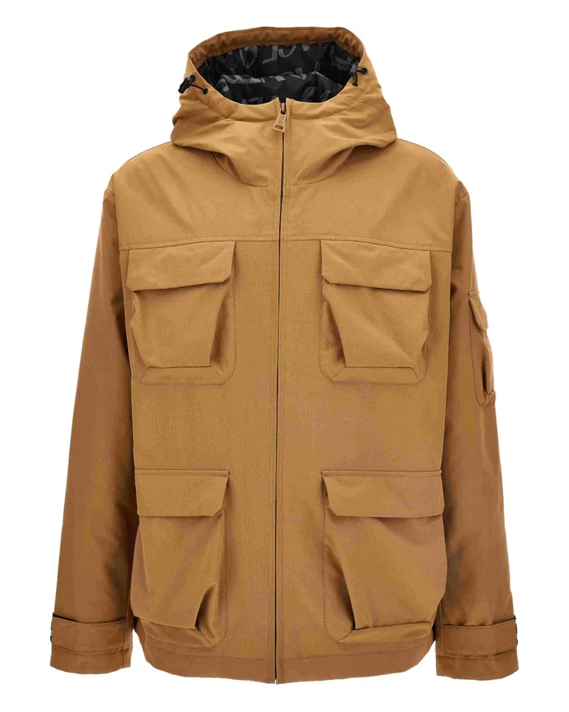 Versace Jeans Kapuzenjacke mit Taschen - Braun Braun