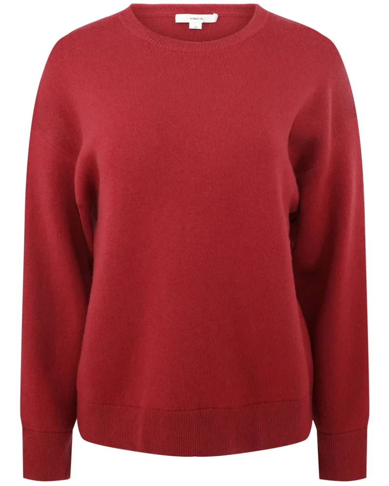 Vince Pullover mit Rundhalsausschnitt Rot