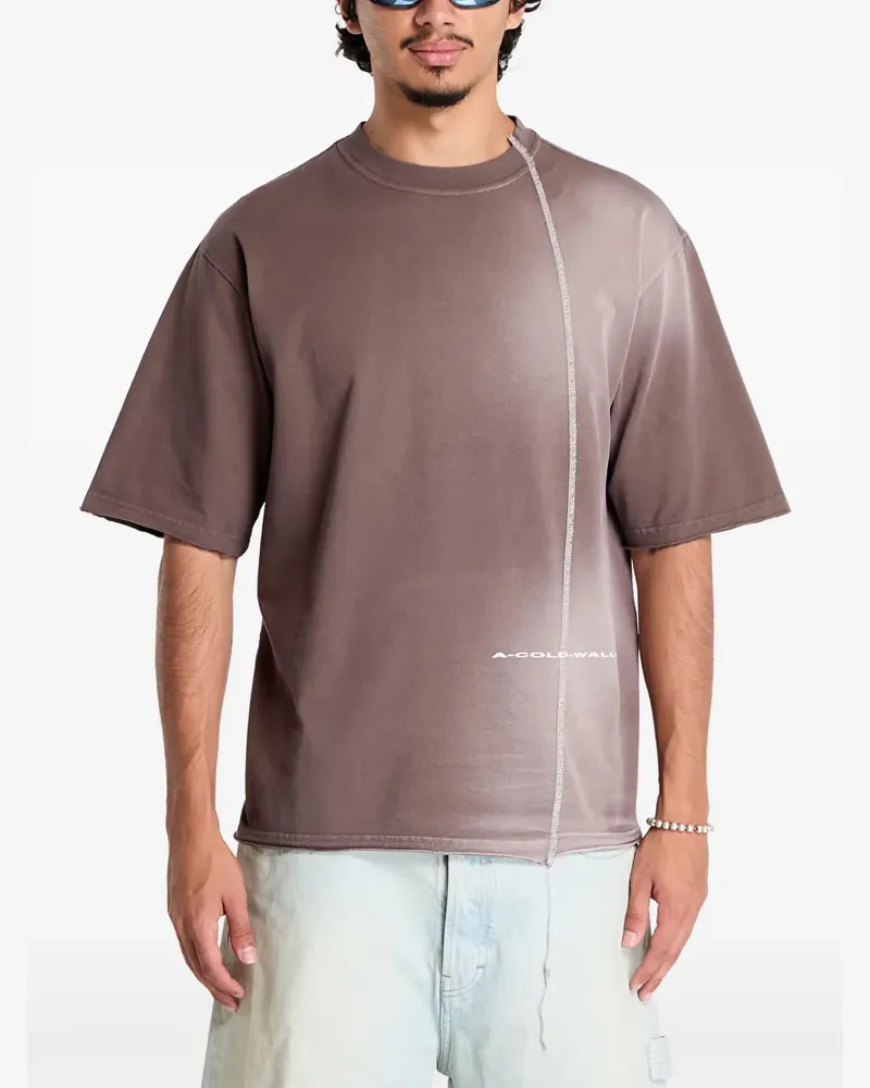 ACW* T-Shirt aus Jersey - Braun Braun