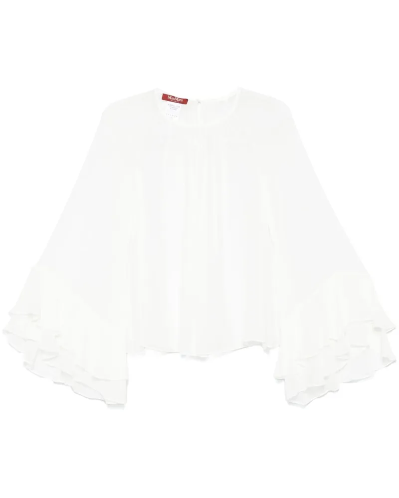 Max Mara Zeo Bluse - Weiß Weiß