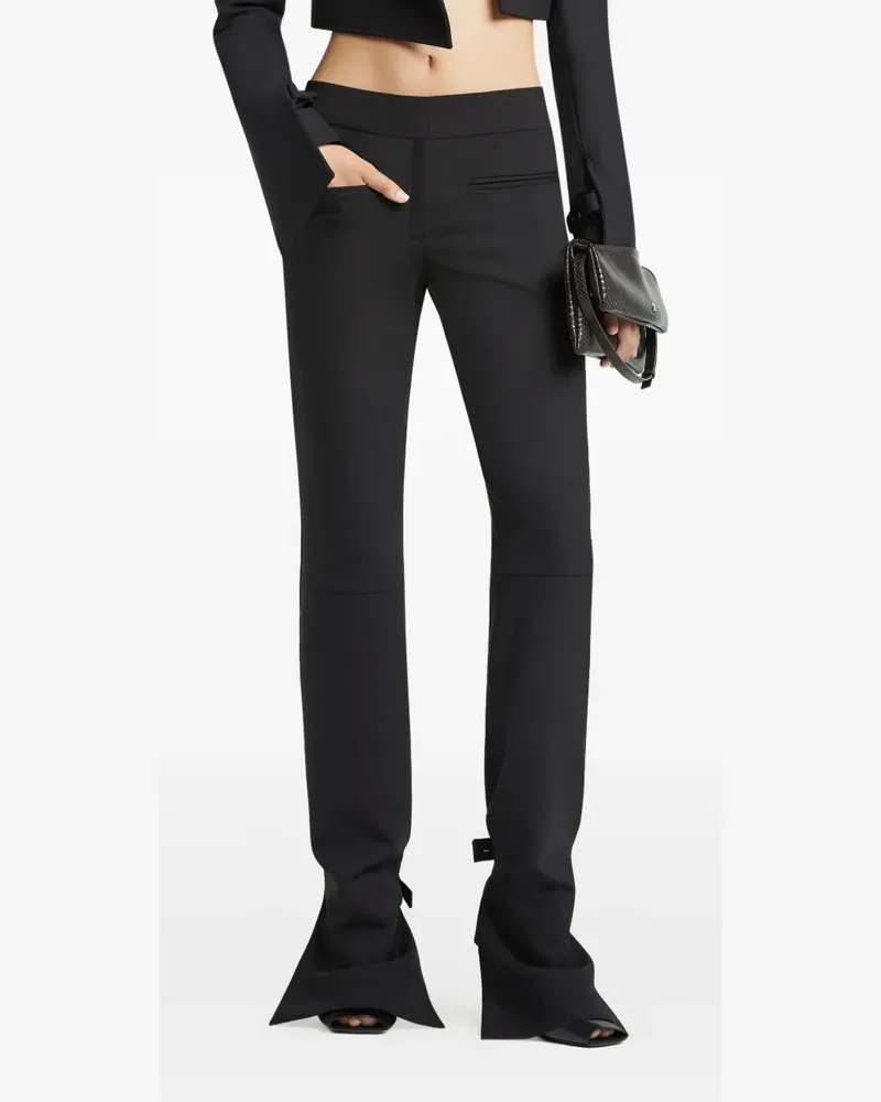 Courrèges Hose im Bootcut-Design - Schwarz Schwarz