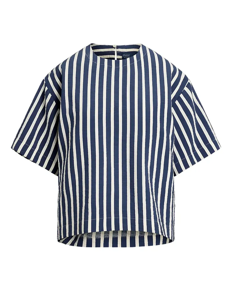 Ralph Lauren Gestreifte Bluse - Blau Blau