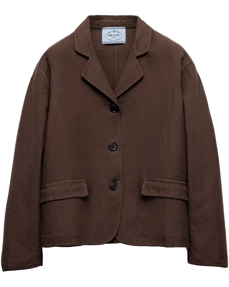 Prada Klassische Jacke - Braun Braun