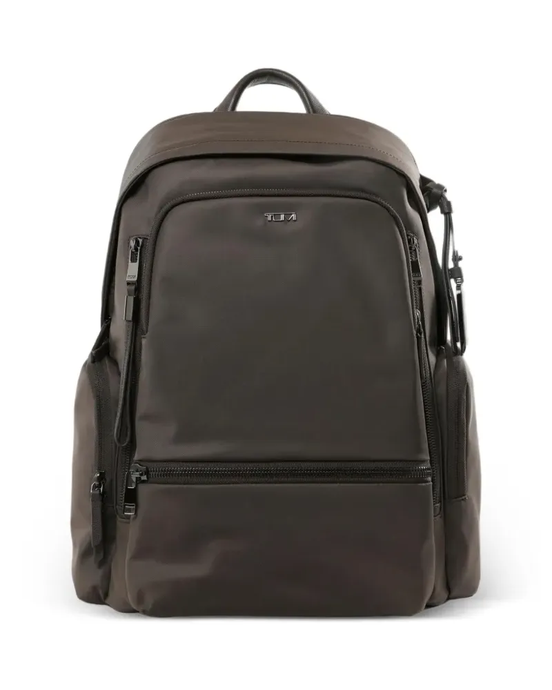 Tumi Celina multi-pocket logo-plaque backpack - Braun Braun