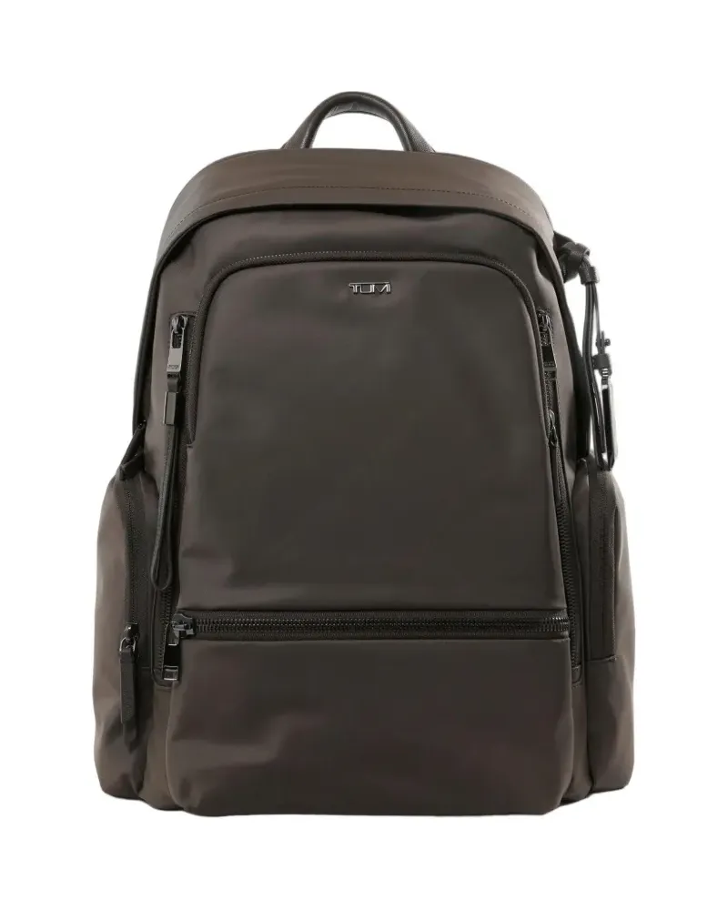 Tumi Celina multi-pocket logo-plaque backpack - Braun Braun