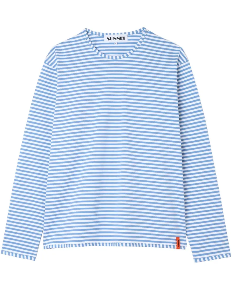 SUNNEI Gestreiftes T-Shirt - Blau Blau