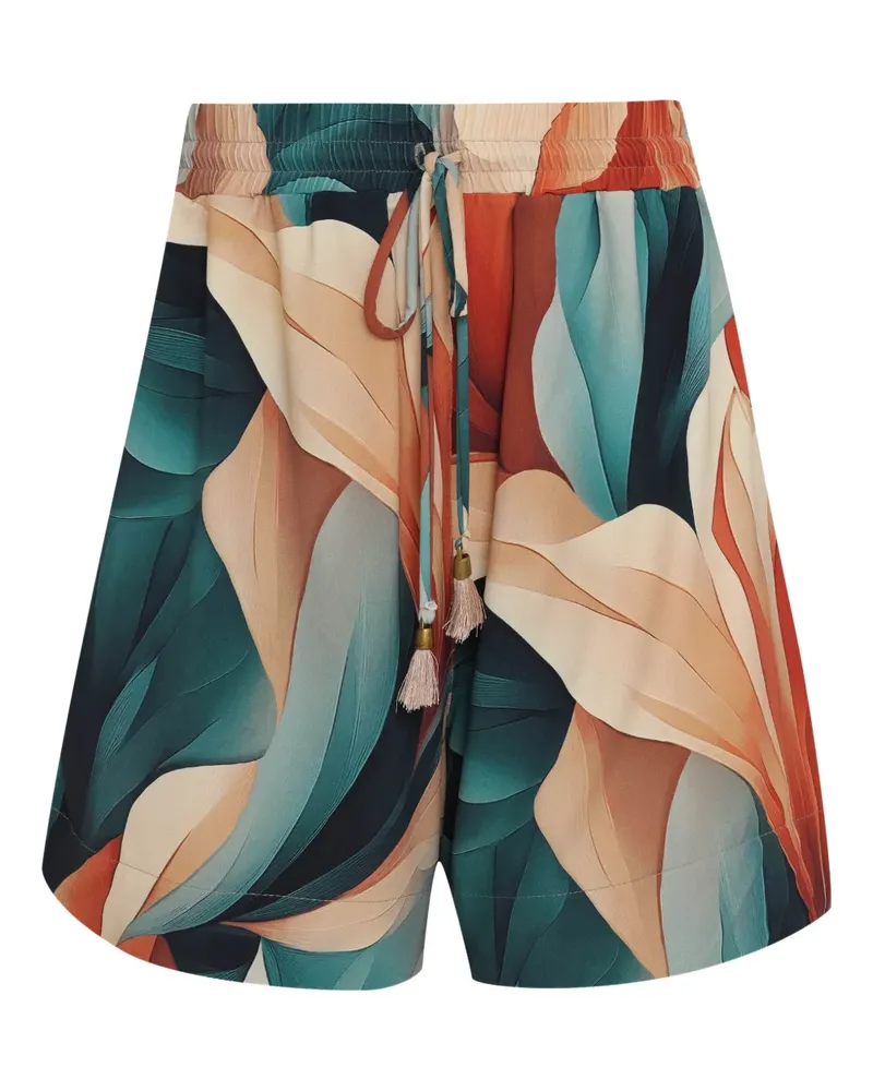 Lygia & Nanny Cannes Shorts mit Blumen-Print - Orange Orange