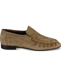 The Row Emerson Nubuk-Loafer Nude