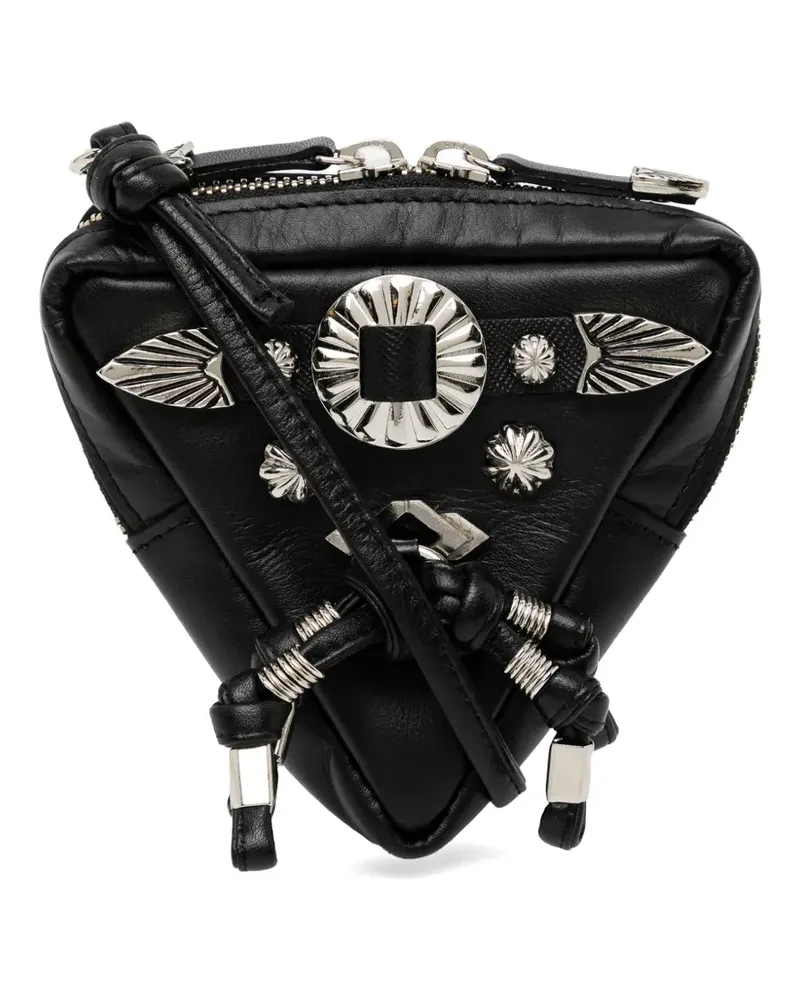 Toga Umhängetasche mit Nieten - Schwarz Schwarz