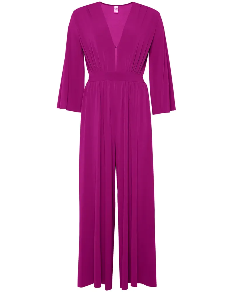 Eres Jumpsuit mit V-Ausschnitt - Rosa Rosa