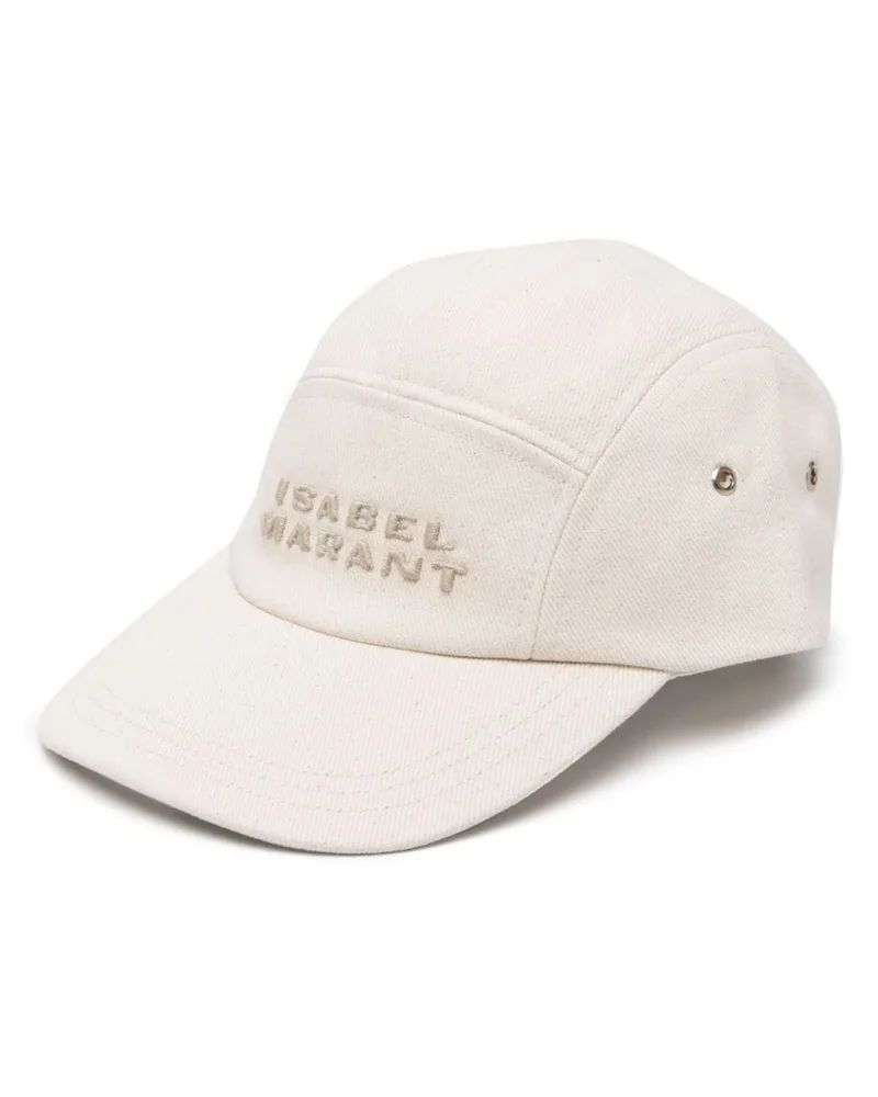 Isabel Marant Tedji Baseballkappe mit Logo-Stickerei - Nude Nude