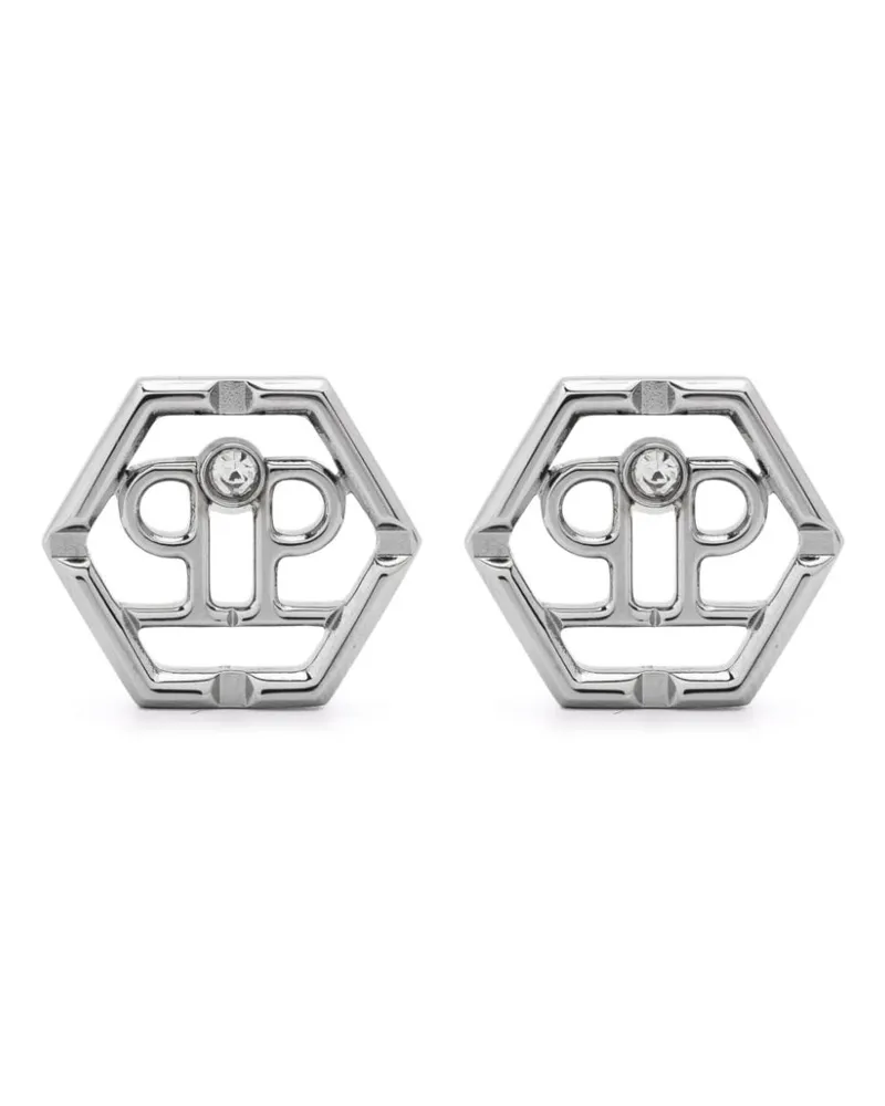 Philipp Plein Klassische Ohrstecker - Silber Silber
