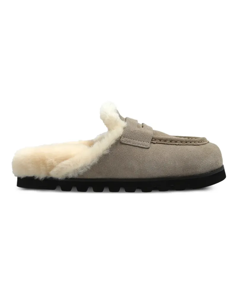Naked Wolfe Loafer mit Shearling-Futter - Nude Nude