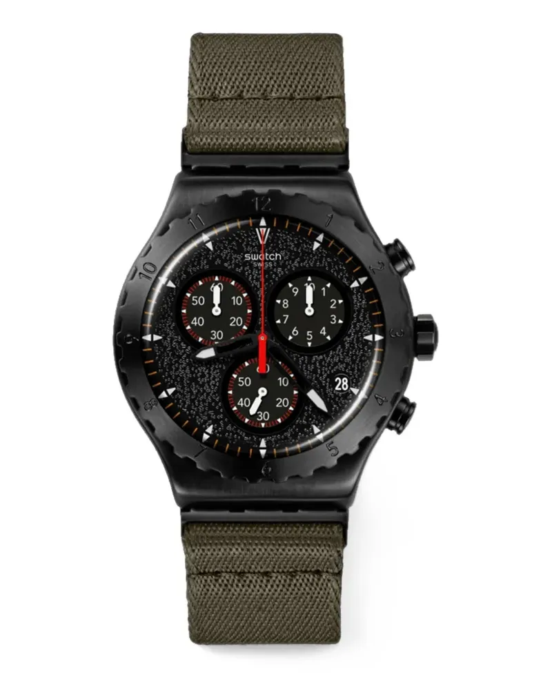 Swatch By the Bonfire 43mm watch - Schwarz Schwarz
