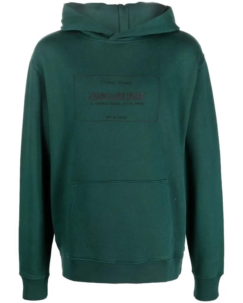 Zadig & Voltaire Hoodie mit Logo-Print - Grün Grün