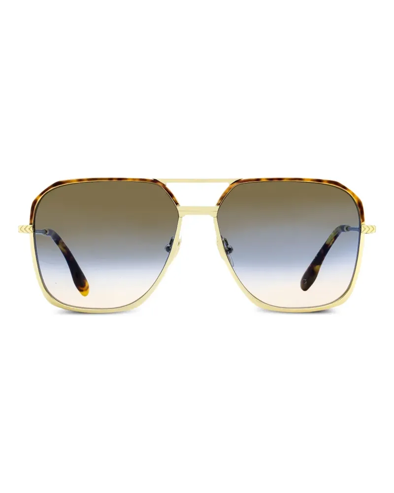 Victoria Beckham Eckige VB 212S Sonnenbrille - Gold Gold