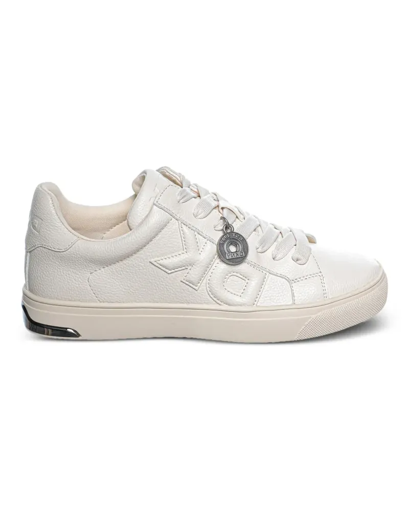 DKNY Aisling logo-embossed sneakers - Weiß Weiß