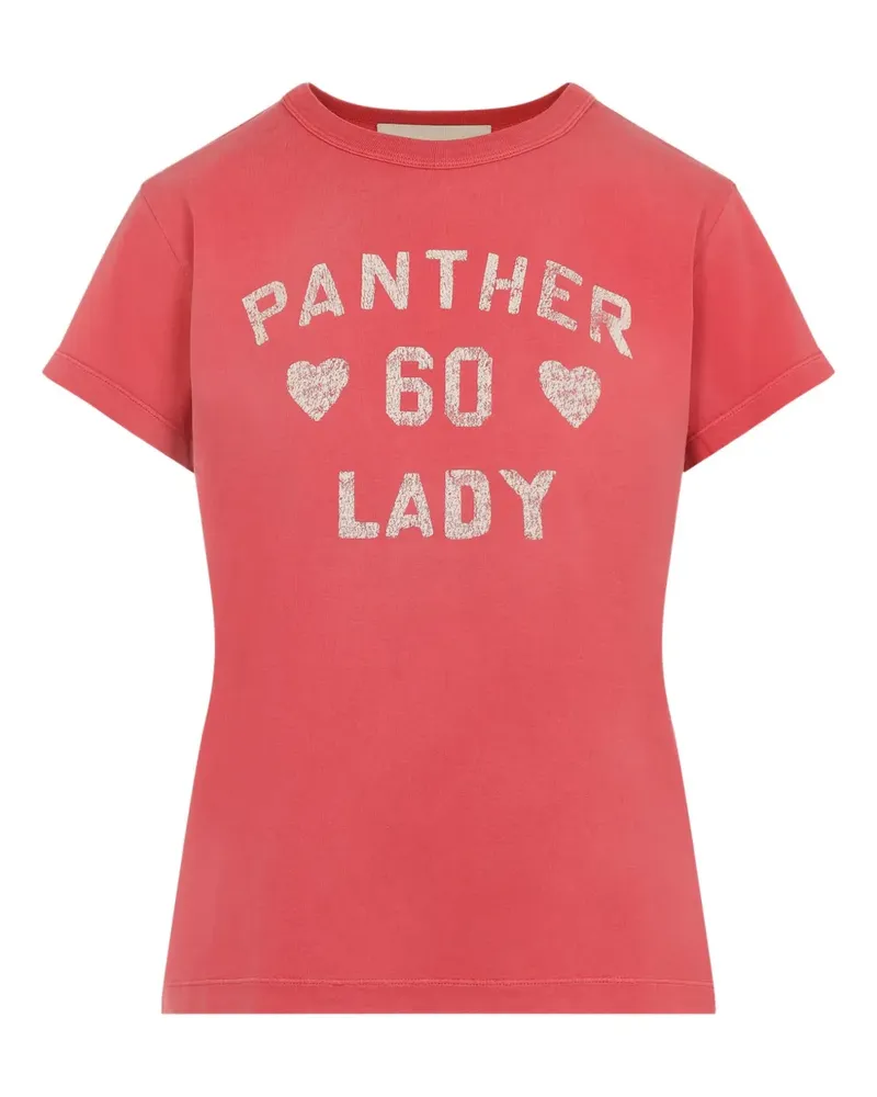 Valentino Garavani Panther Lady T-Shirt - Rot Rot
