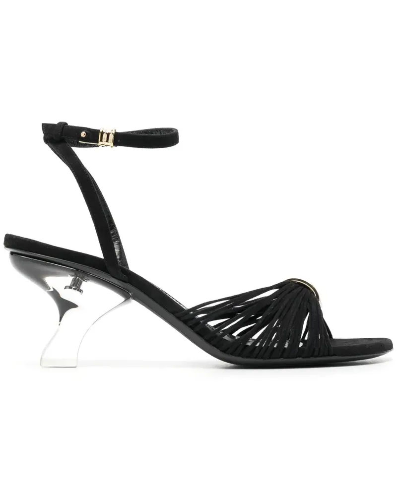 KHAITE Sandalen aus Wildleder 65mm - Schwarz Schwarz