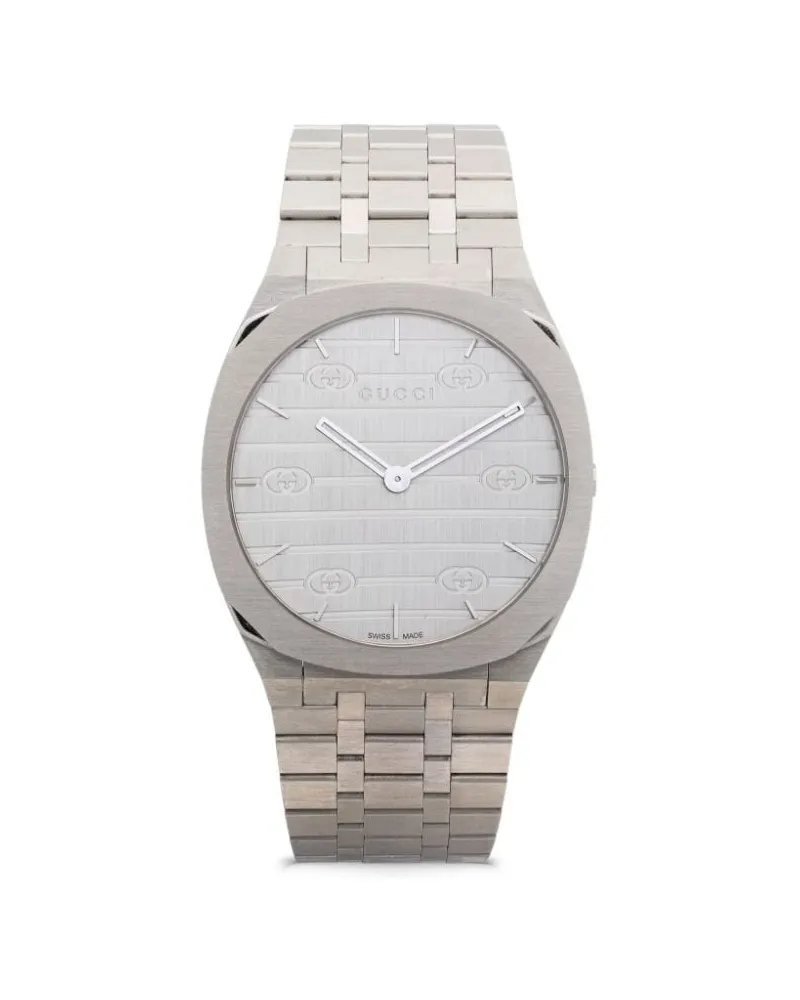 Gucci 25H 38mm - Silber Silber
