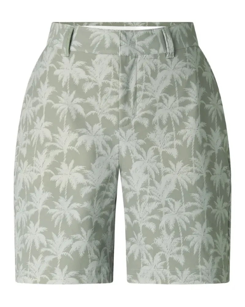 Bogner Eleni Shorts mit Palmen-Print - Grün Grün