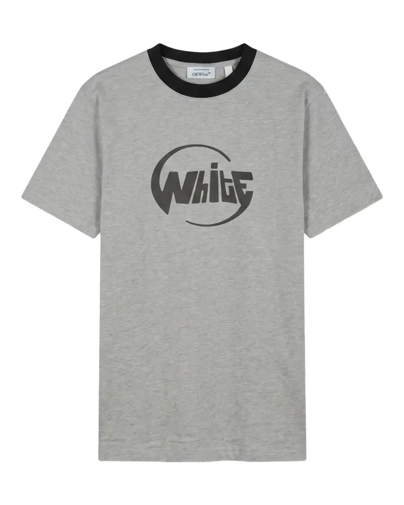 OFF-WHITE T-Shirt mit Print - Grau Grau