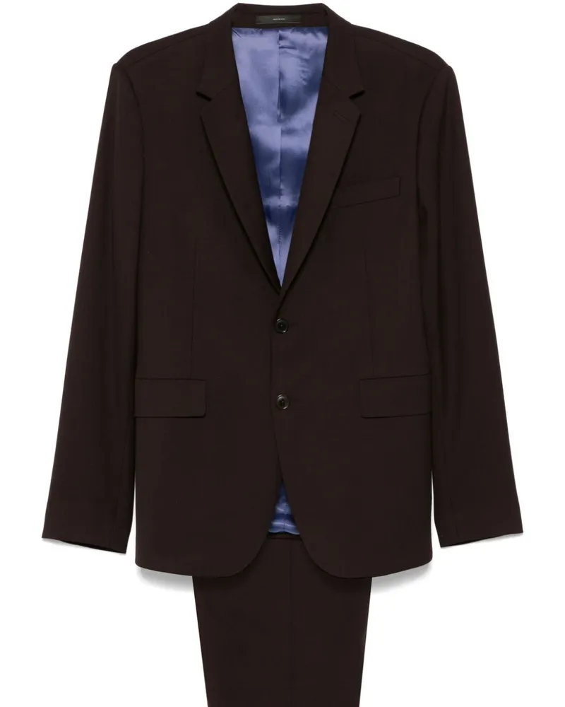 Paul Smith Einreihiger Anzug - Braun Braun