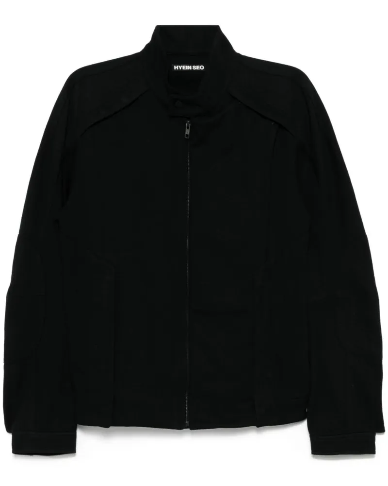 Hyein Seo Jacke mit Klappe - Schwarz Schwarz