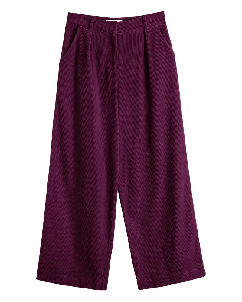 Chinti & Parker Cordhose mit Falten - Violett Violett