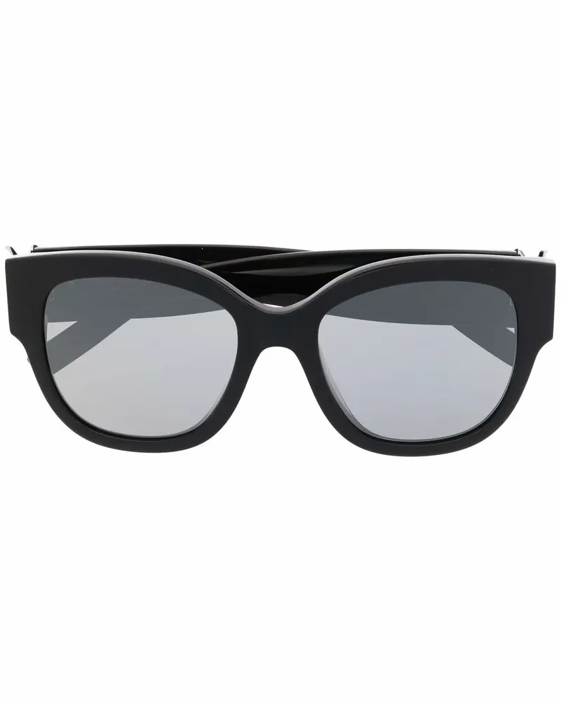 Saint Laurent Cat-Eye-Sonnenbrille im Oversized-Look - Schwarz Schwarz