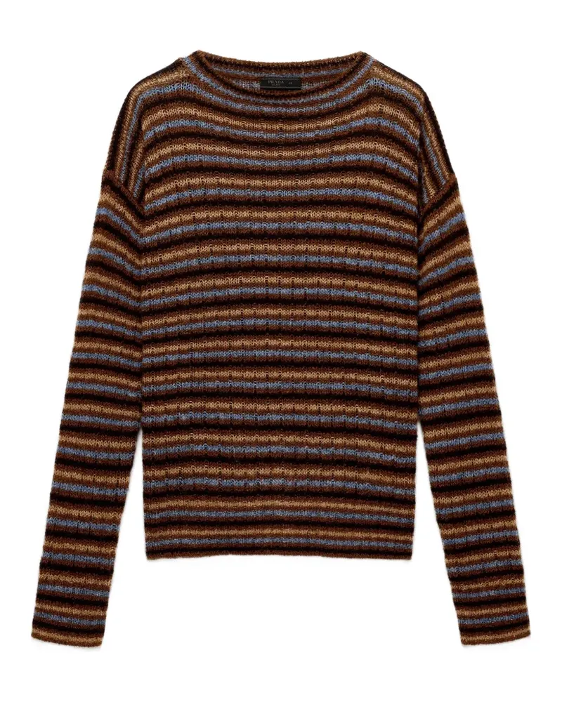 Prada Shetland wool boat neck sweater - Braun Braun