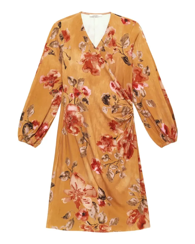 Maliparmi Kleid mit Blumenprint - Gelb Gelb